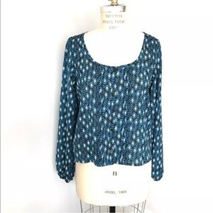 Mudd Long Sleeved Blouse